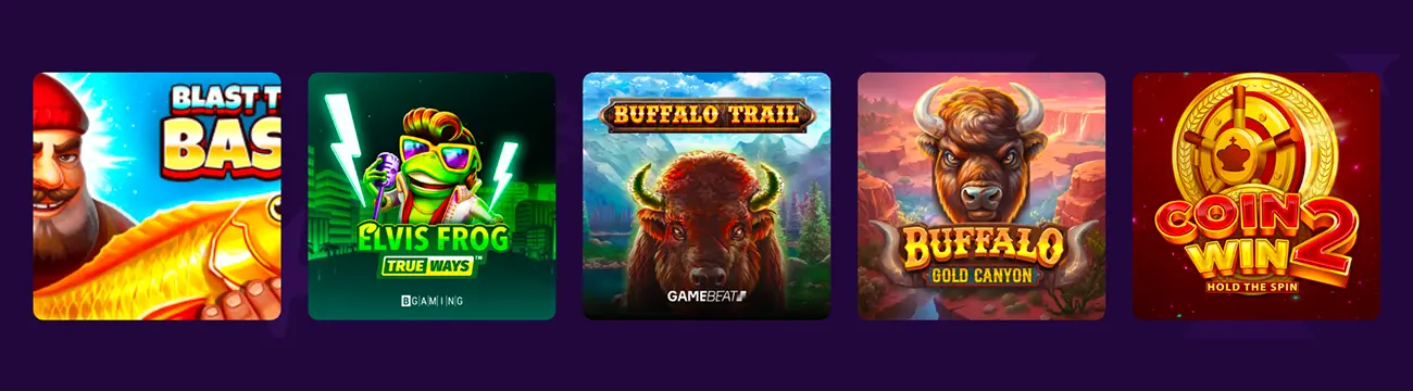 Jeux en ligne sur Slotrush Casino